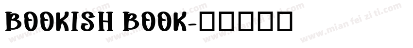 bookish book字体转换